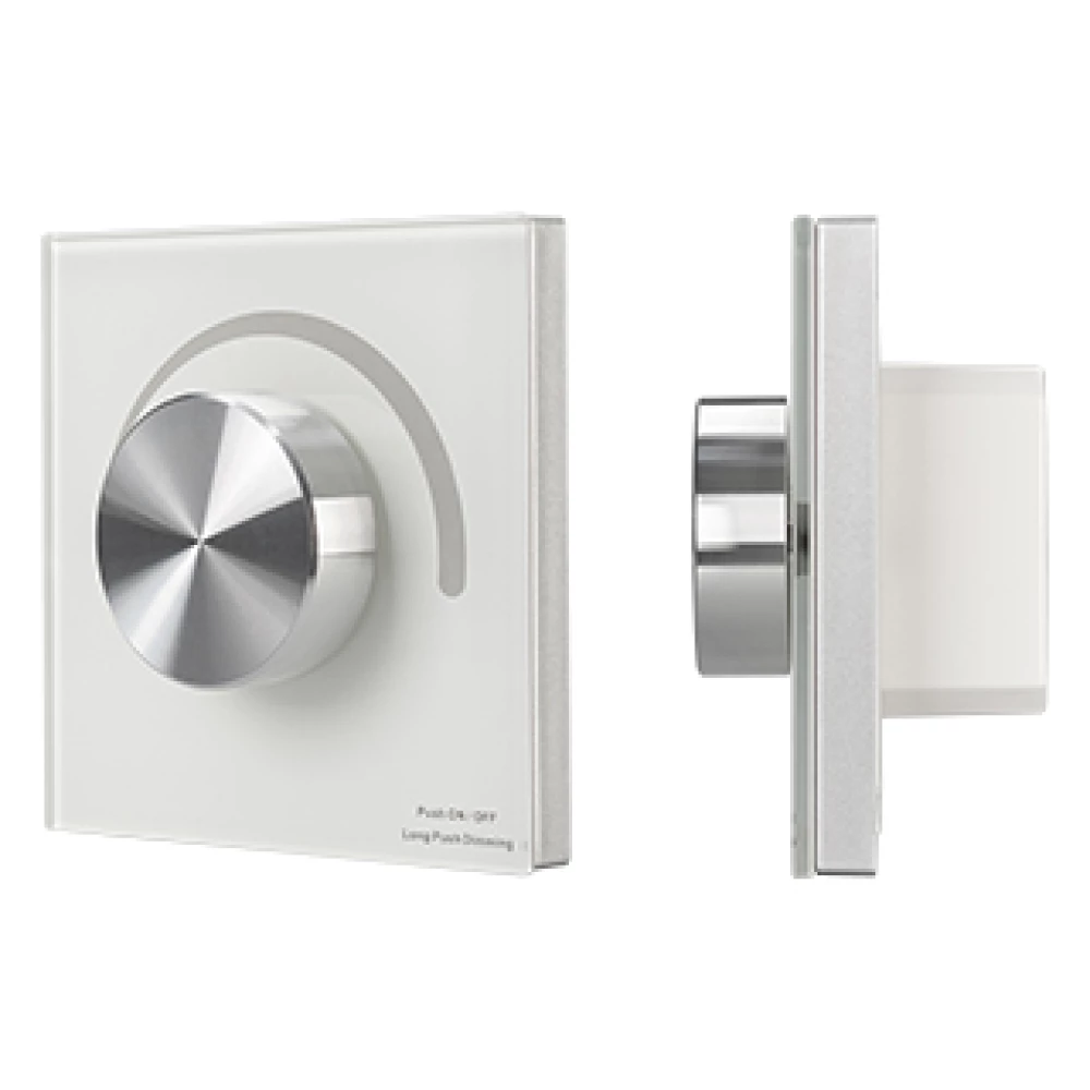 Панель SMART-P37-DIM-IN White (230V, 1.2A, TRIAC, Rotary, 2.4G) (Arlight, IP20 Пластик, 5 лет) 027115 - Viokon.com