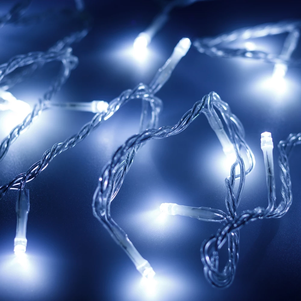 Светодиодная гирлянда ARD-STRING-HOME-5000-CLEAR-50LED-FLASH WHITE (230V, 3.5W) (Ardecoled, IP20) 025752 - Viokon.com