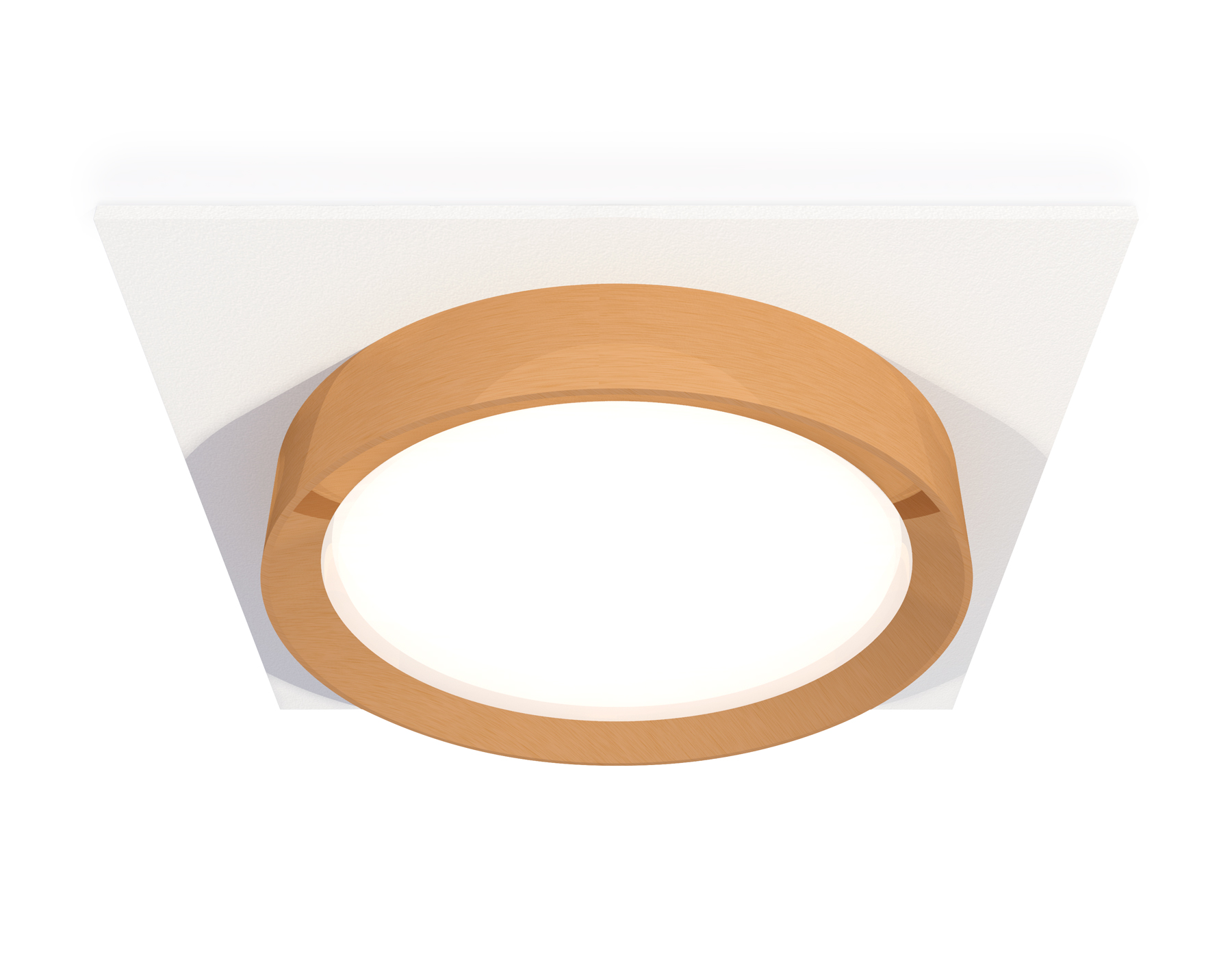 Комплект встраиваемого светильника XC8061005 SWH/PYG белый песок/золото желтое полированное GX53 (C8061, N8124) - Viokon.com