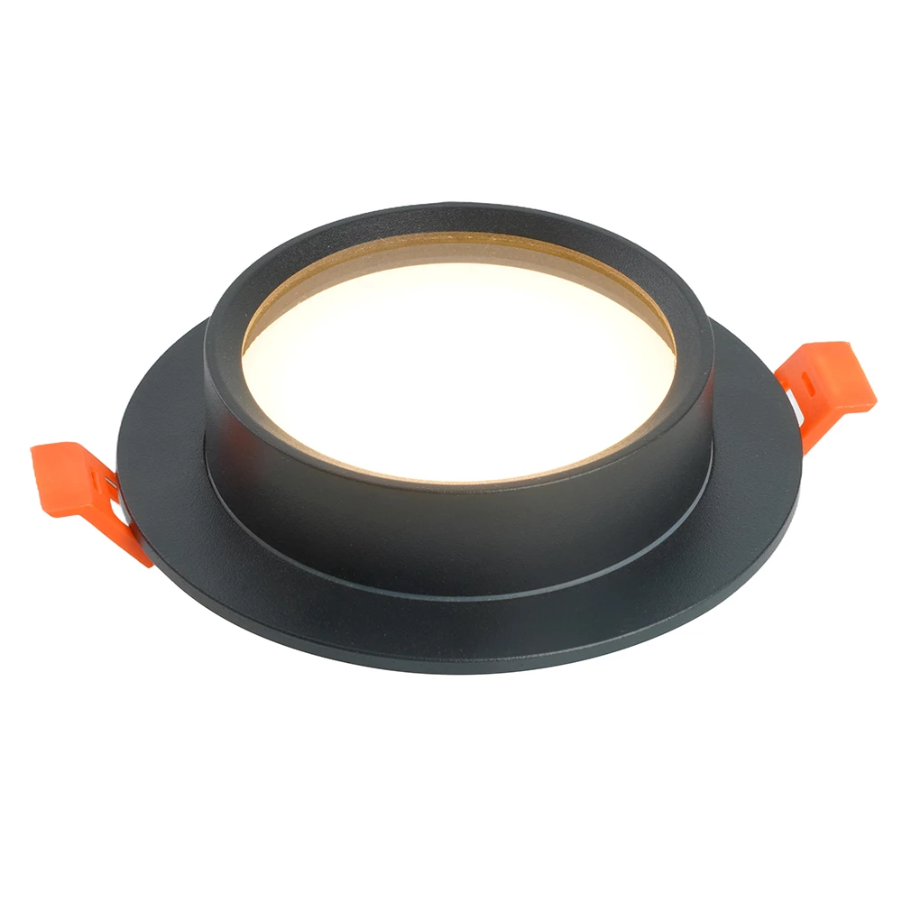 Светильник встраиваемый Feron DL504 потолочный GX53 черный круг IP44 (51102) - Viokon.com