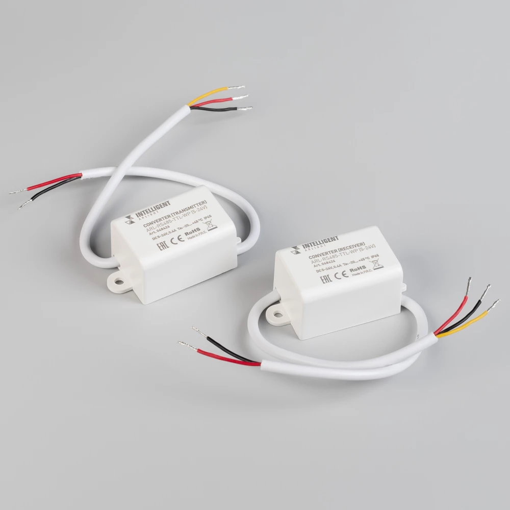 INTELLIGENT ARLIGHT Конвертер ARL-RS485-TTL-WP (5-24V) (IARL, IP65 Пластик, 3 года) 048426 - Viokon.com