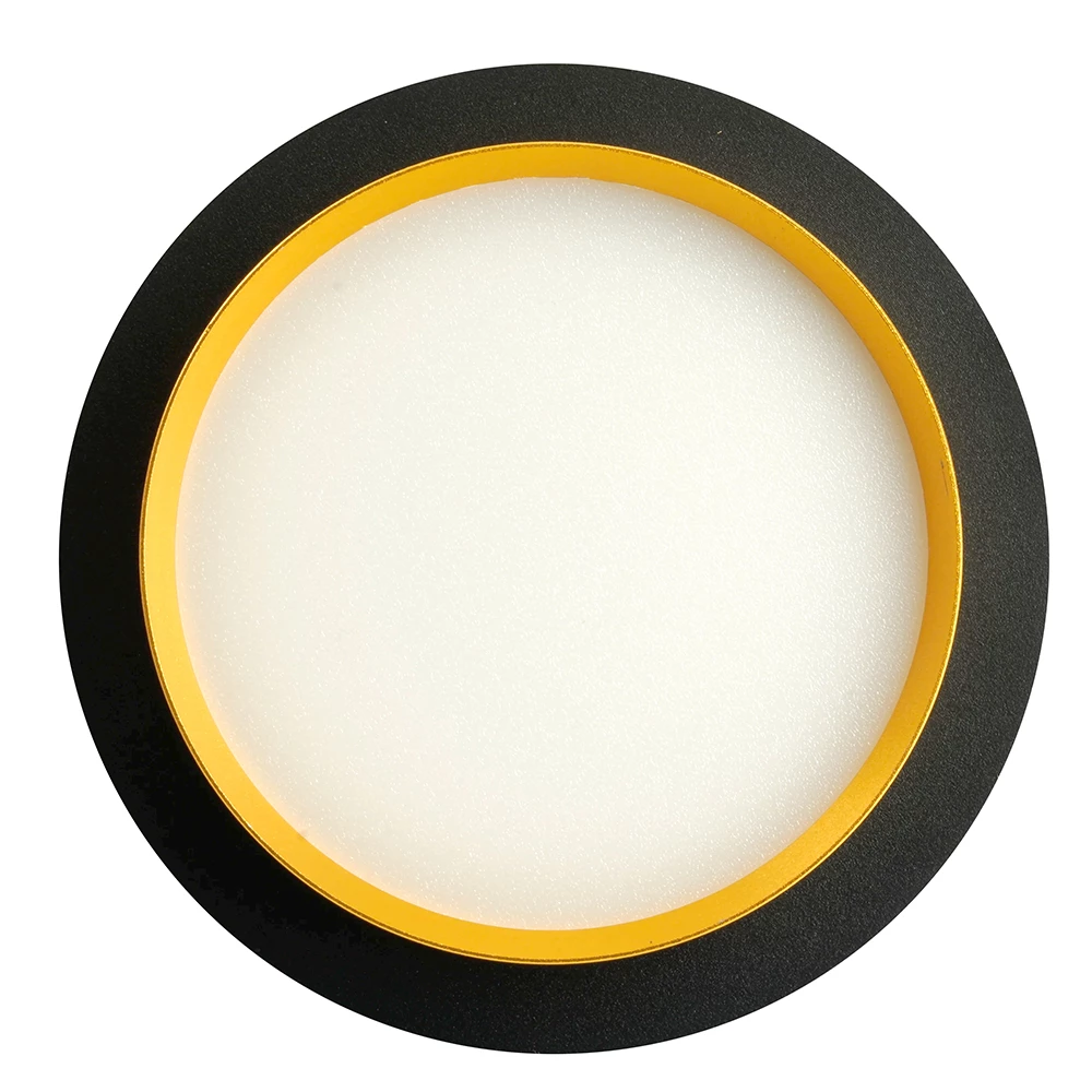 Светильник встраиваемый Feron DL507 потолочный GX53 черный + золото круг (51356) - Viokon.com