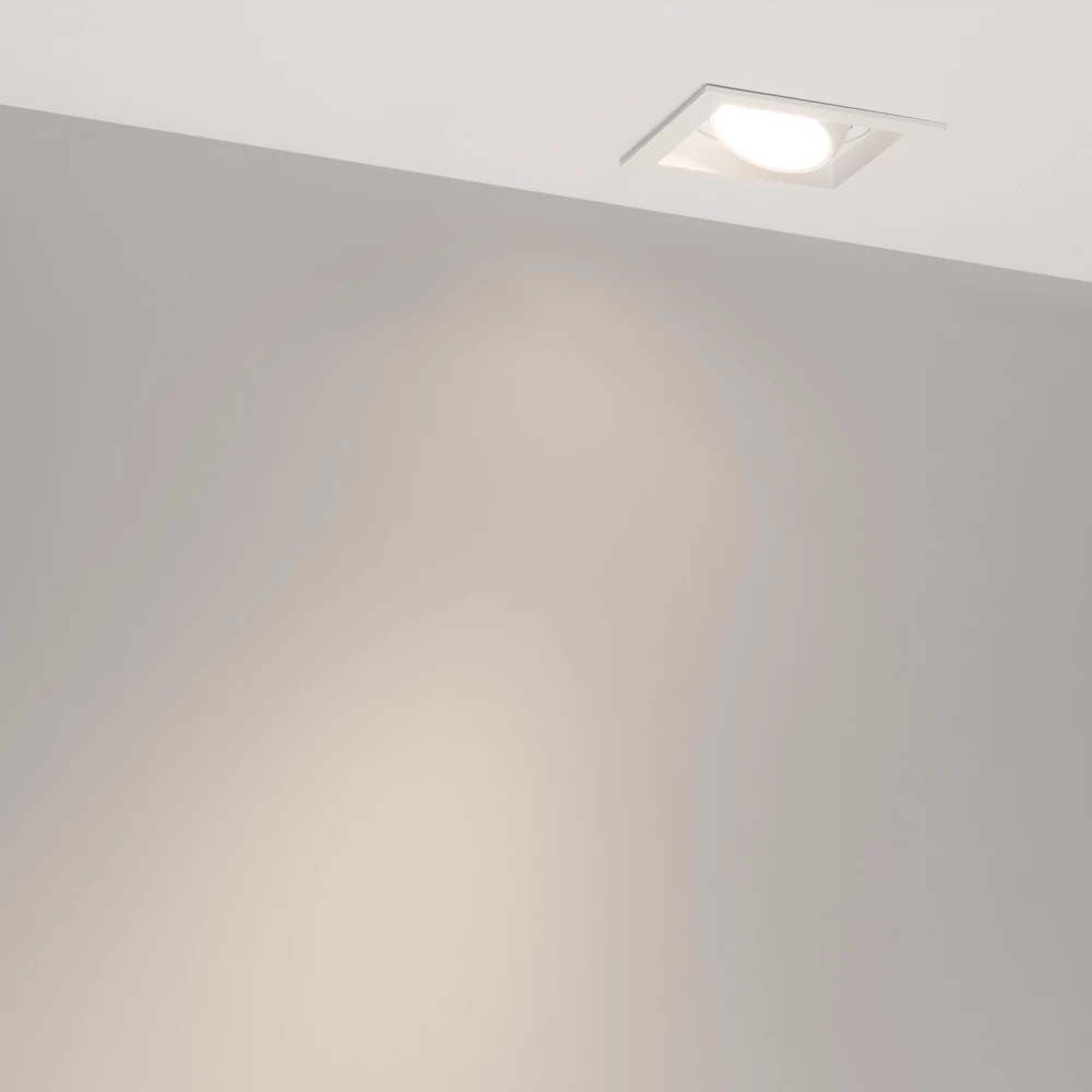 Светильник MS-VORTEX-BUILT-S90x90-12W Day4000 (WH-WH, 40 deg, 230V) (Arlight, IP20 Металл, 5 лет) 057915 - Viokon.com