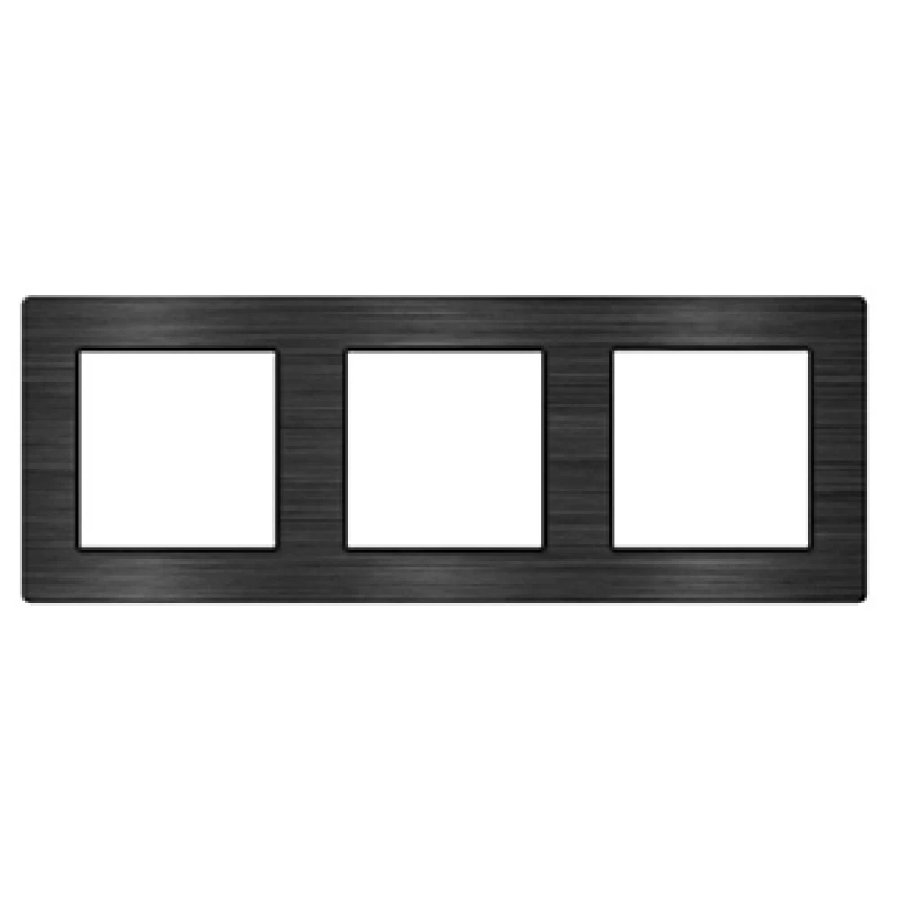 Рамка алюминиевая FRM-PRESTO-ALS-3-BK (Arlight, -) 043857 - Viokon.com