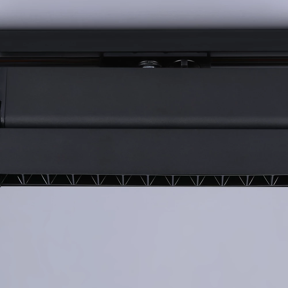 Трековый однофазный светодиодный светильник GL6819 BK черный LED 12W 4200K 24° 230*22*87 - Viokon.com