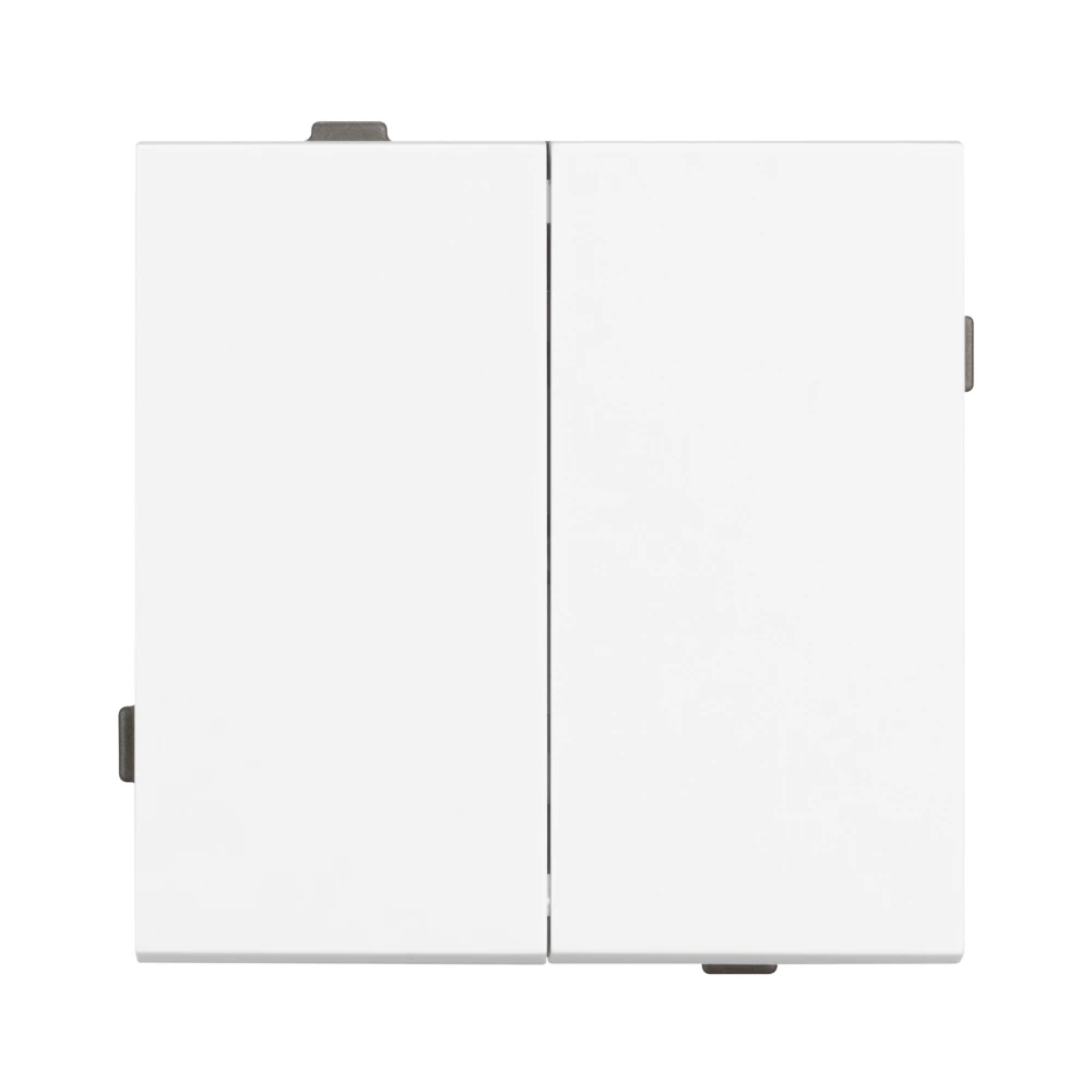 Механизм выключателя двухклавишный непроходной SWT-TENDO-MK02-PL-WH (230V, 10A) (Arlight, Белый) 054058 - Viokon.com