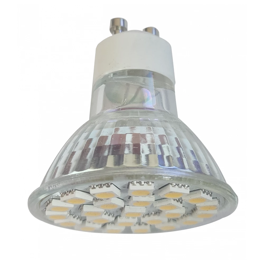 LED GU10 SMD24 220V 5W 3000K - Viokon.com