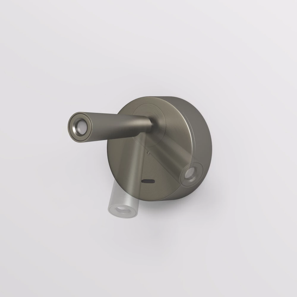 DK5072-DN Бра SHINE WALL со светодиодом D104H68 IP20 3000К 3W RA90 темный никель алюминий - Viokon.com