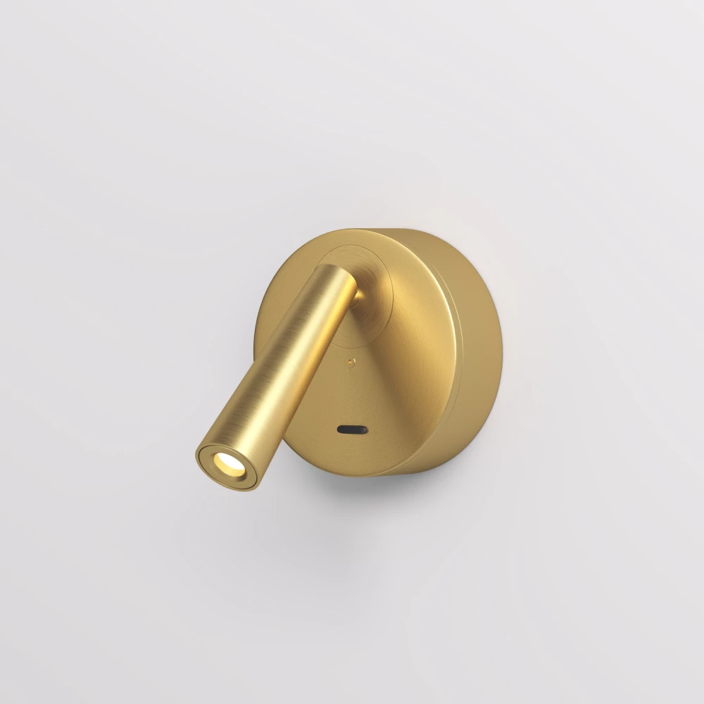 DK5072-SB Бра SHINE WALL со светодиодом D104H68 IP20 3000К 3W RA90 сатинированная латунь алюминий - Viokon.com