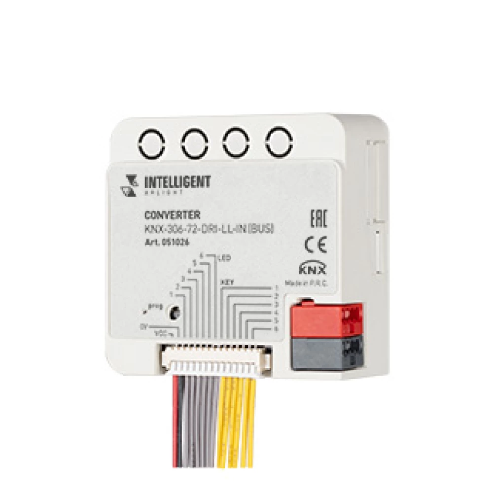 INTELLIGENT ARLIGHT Конвертер KNX-306-72-DRI-LL-IN (BUS) (IARL, IP20 Пластик, 2 года) 051026 - Viokon.com