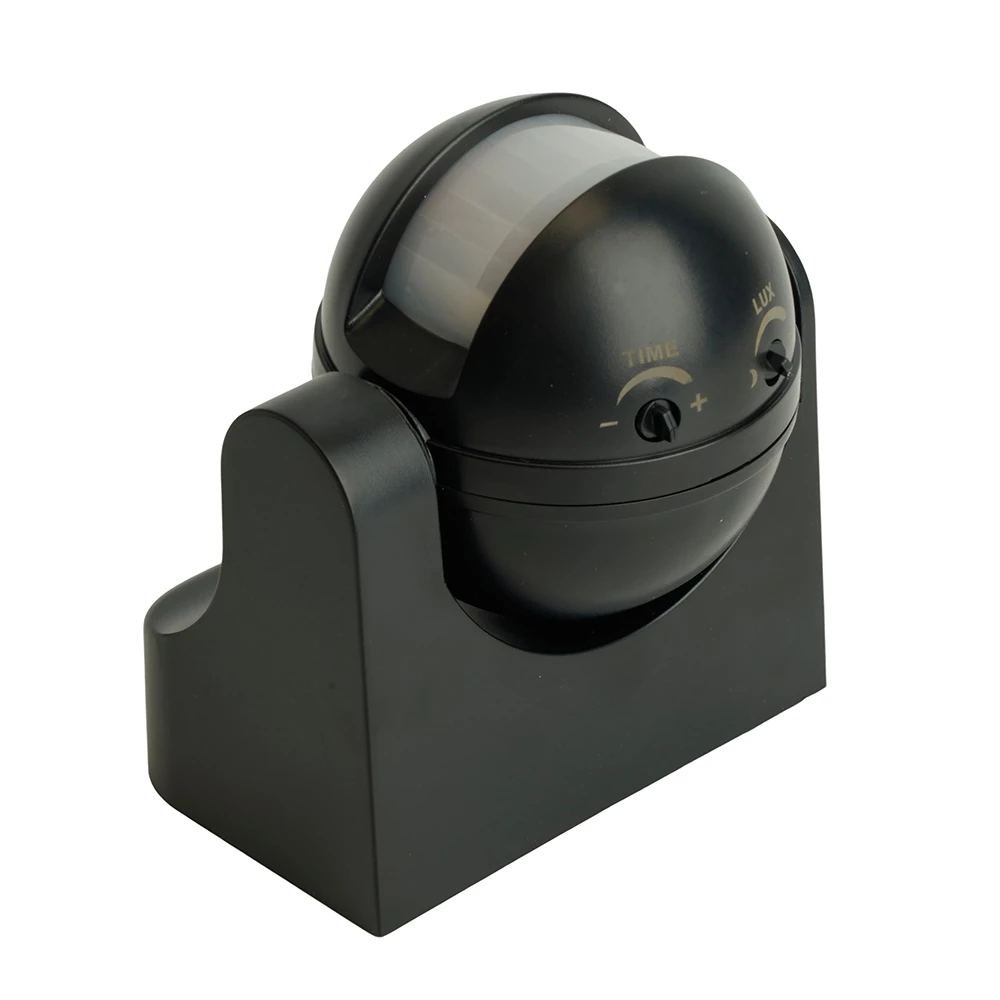 Датчик движения 1200W 12m 180° черный, SEN11 (51515) - Viokon.com