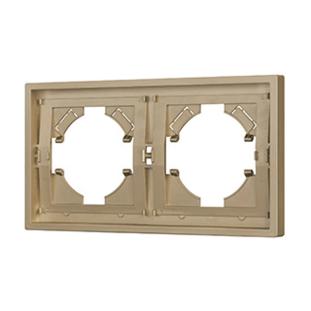 Рамка пластиковая FRM-TENDO-SFPL-2-GD (Arlight, Матовый песочный) 054647 - Viokon.com