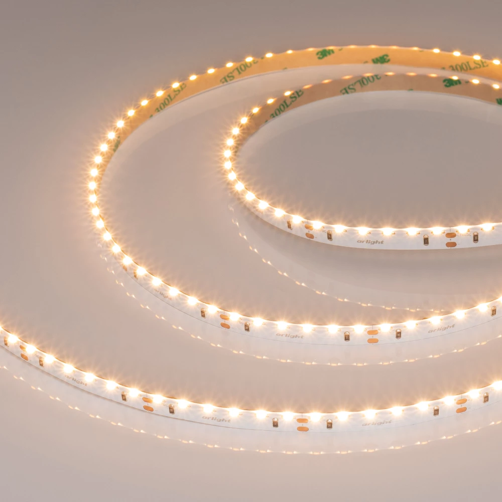 Лента RS-S120-8mm 24V Warm2700 (9.6 W/m, IP20, 3014, 5m) (Arlight, боковое свечение) 039430 - Viokon.com