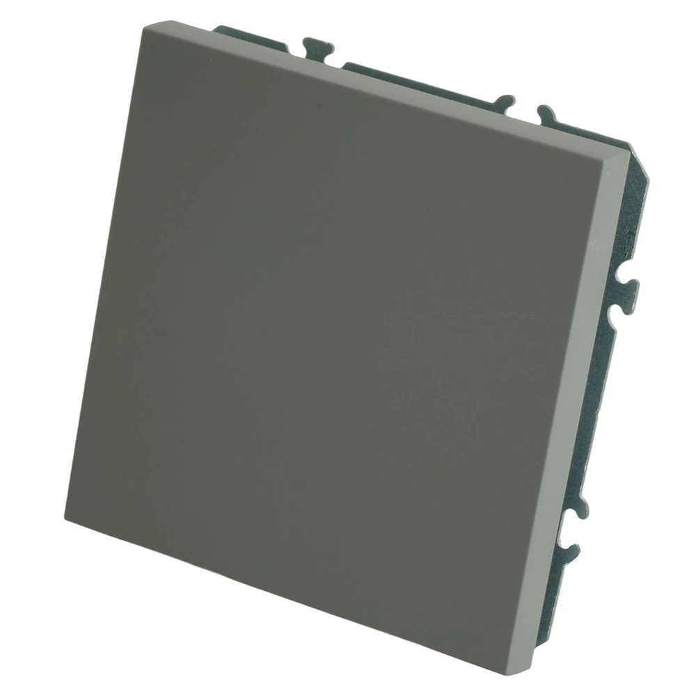 Переключатель перекрестный 1-клавишный (механизм), STEKKER, 250В, 10А, серия Эмили, RSW10-5110-10, платиново-серый, soft touch (49949) - Viokon.com