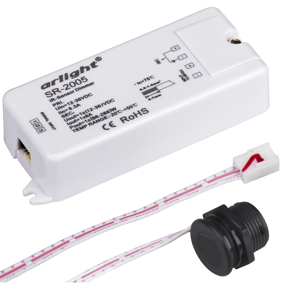 Диммер SR-2005 (12-36V, 96-288W, IR-Sensor) (Arlight, -) 014047 - Viokon.com