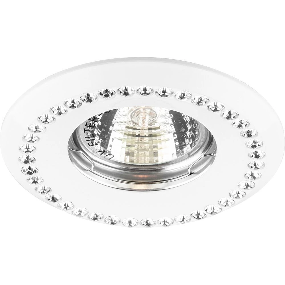 Светильник встраиваемый Feron DL103-C потолочный MR16 G5.3 белый (28448) - Viokon.com