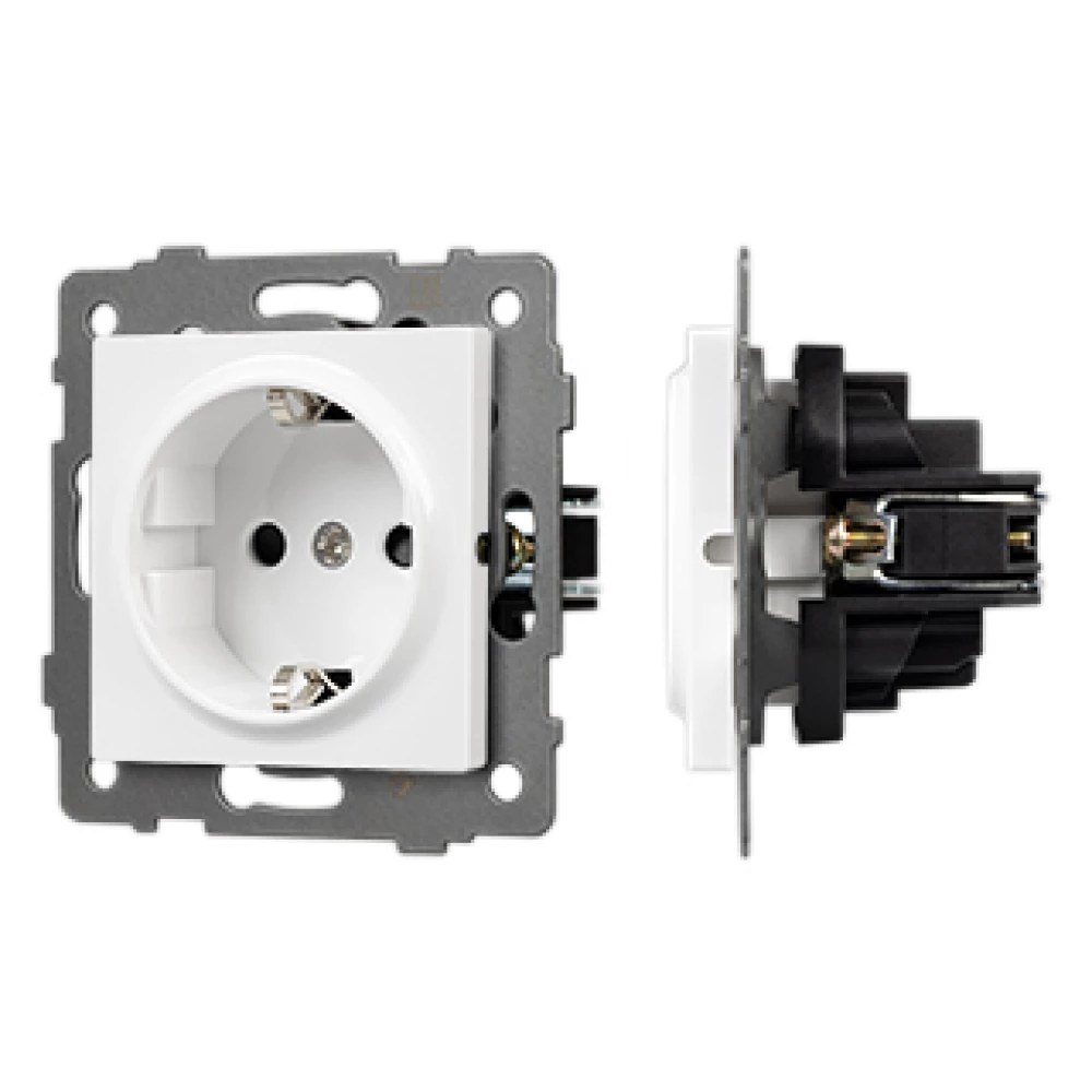 Механизм электрической розетки SCT-MEU1-PL-WH-V (250V, 16A) (Arlight, -) 049814 - Viokon.com