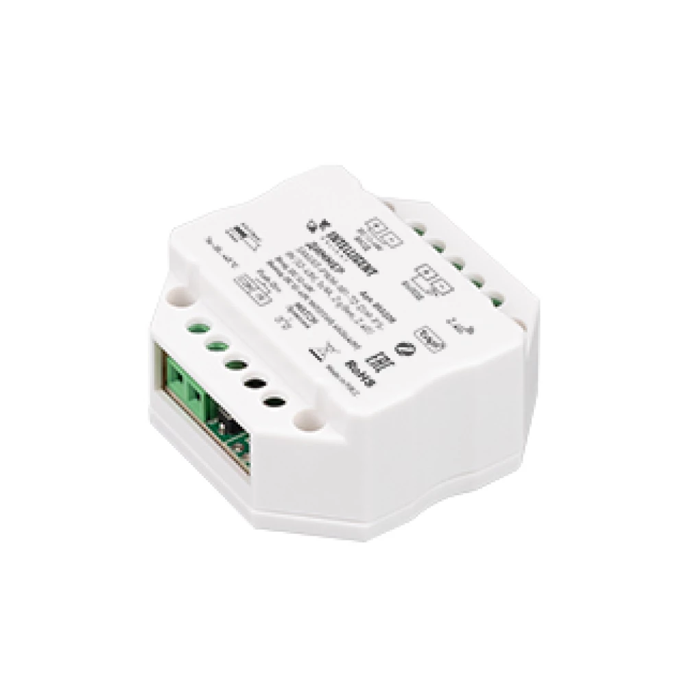 INTELLIGENT ARLIGHT Диммер SMART-PWM-101-72-DIM-PD-IN (12-48V, 1x9A, ZigBee, 2.4G) (IARL, IP20 Пластик, 5 лет) 058220 - Viokon.com