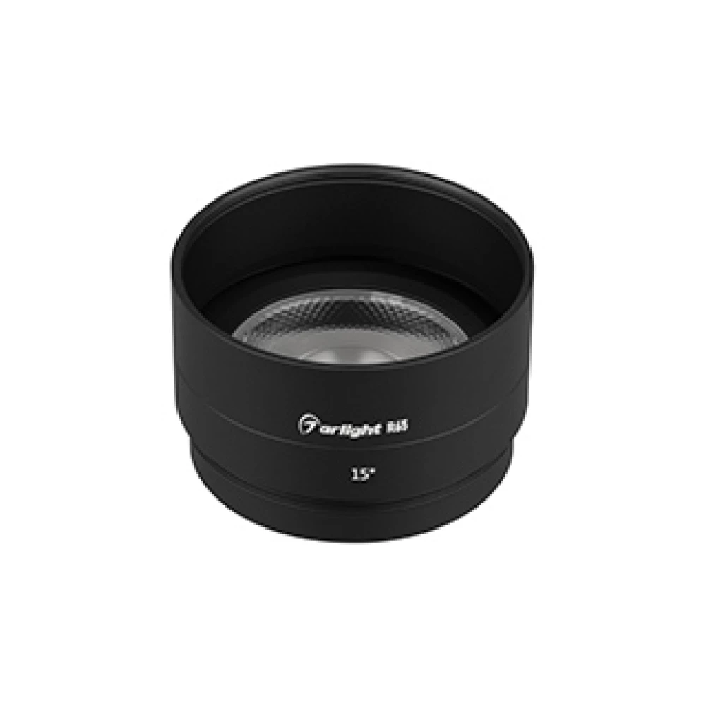 Насадка с фиксированным углом LGD-ARTIFACT-LENS-R65 (BK, 15 deg) (Arlight, Металл) 057120 - Viokon.com