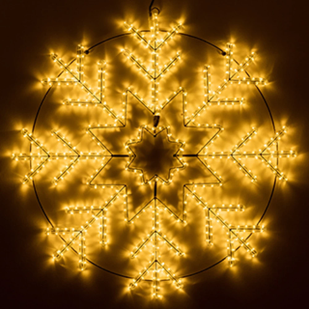 Фигура светодиодная ARD-SNOWFLAKE-M8-950x950-540LED Warm (230V, 33W) (Ardecoled, IP65) 034255 - Viokon.com