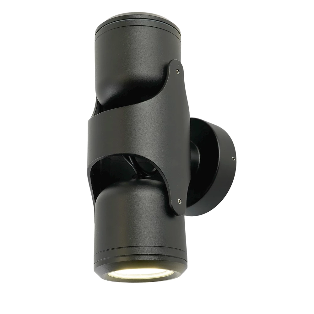 Светильник садово-парковый Feron DH1502, на стену,  GU10, 220-240V, черный (51740) - Viokon.com