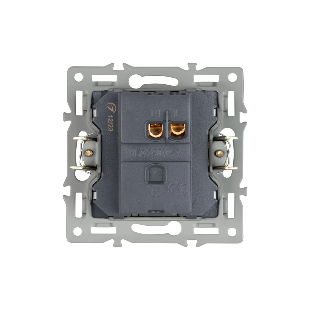 Механизм выключателя одноклавишный непроходной SWT-MK01-PL-WH (250V, 16A) (Arlight, -) 043710 - Viokon.com