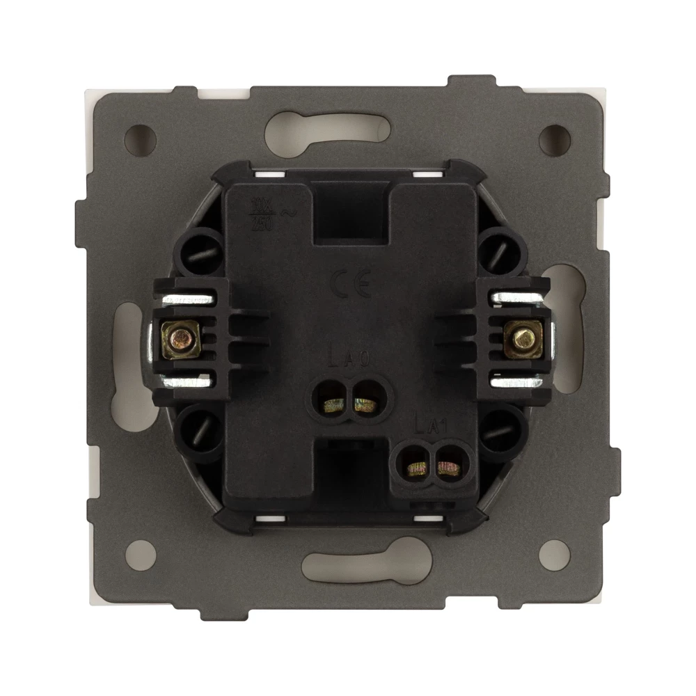 Механизм выключателя одноклавишный непроходной SWT-TENDO-MK01-PL-WH (230V, 10A) (Arlight, Белый) 054033 - Viokon.com