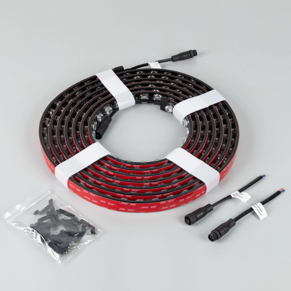 Лента герметичная FLT-PS-A42-BLACK-23mm 24V Day4000 (21 W/m, IP67, 30deg, 5m) (Arlight, -) 037727 - Viokon.com