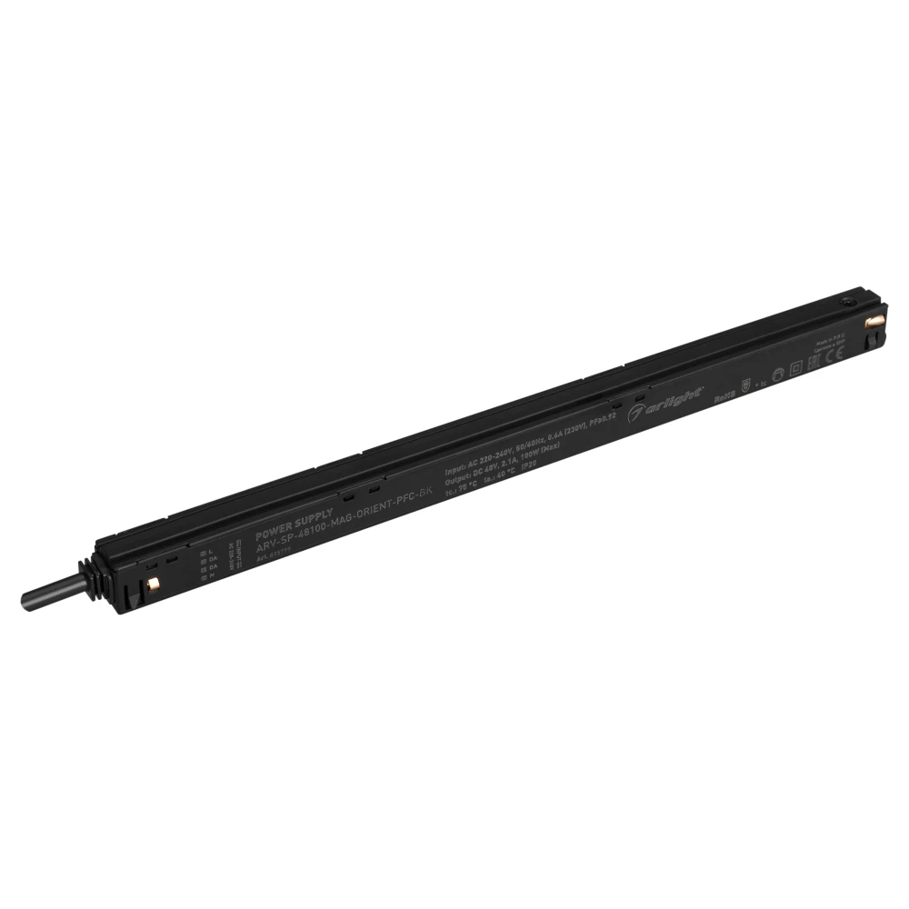 Блок питания ARV-SP-48100-MAG-ORIENT-PFC-BK (48V, 2.1A, 100W) (Arlight, IP20 Пластик, 5 лет) 035778 - Viokon.com