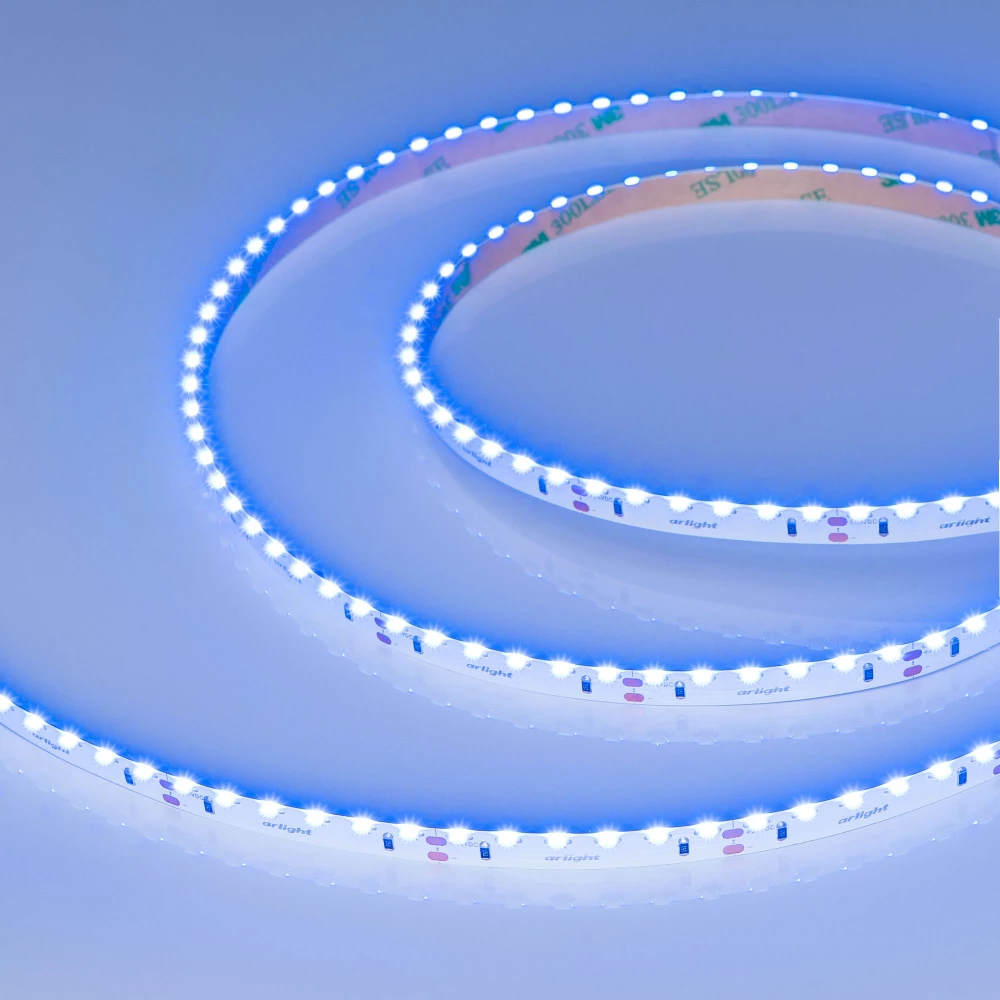 Лента RS-S120-8mm 24V Blue (9.6 W/m, IP20, 3014, 5m) (Arlight, боковое свечение) 037153 - Viokon.com