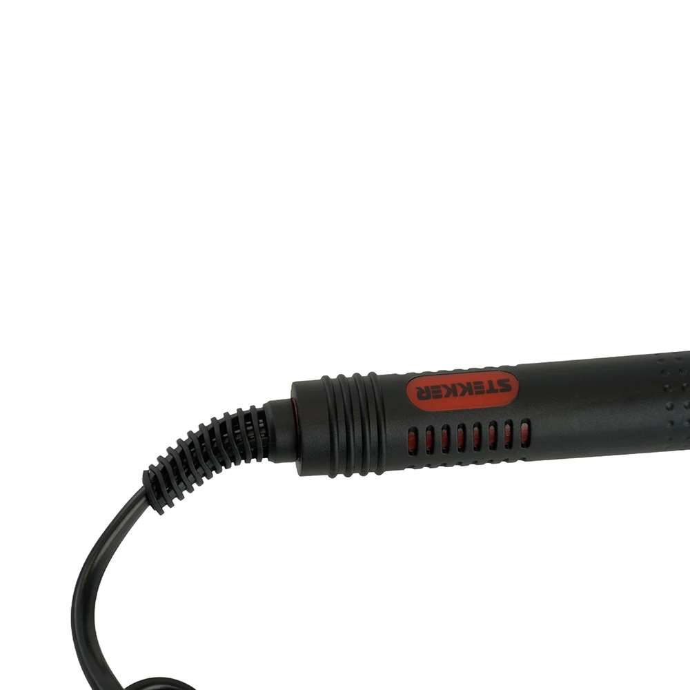 Паяльник с индикатором  60W, нихромовый нагреватель, долговечное жало, 230В STEKKER PLE301-60 (49809) - Viokon.com