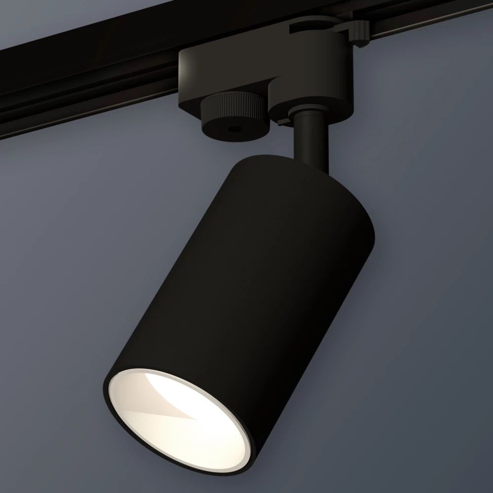 Комплект трекового однофазного светильника XT6323020 SBK/SWH черный песок/белый песок MR16 GU5.3 (A2521, C6323, N6110) - Viokon.com