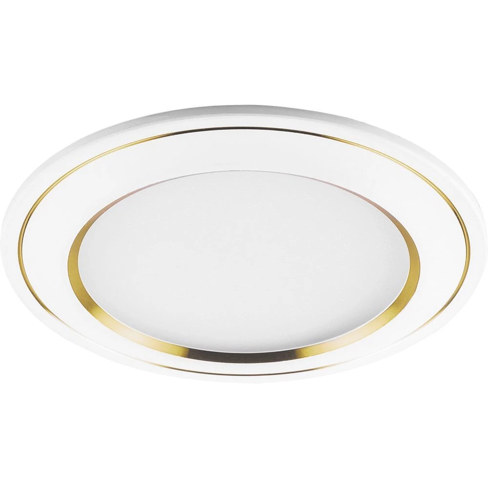 Светодиодный светильник Feron AL650 встраиваемый 7W 4000K белый с золотом (28930) - Viokon.com