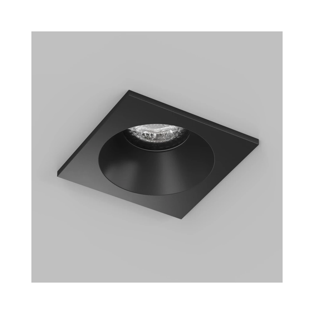 DK2131-BK Встраиваемый влагозащищнный светильник COVE IP44 до 15 Вт LED GU10 алюминий чрный - Viokon.com