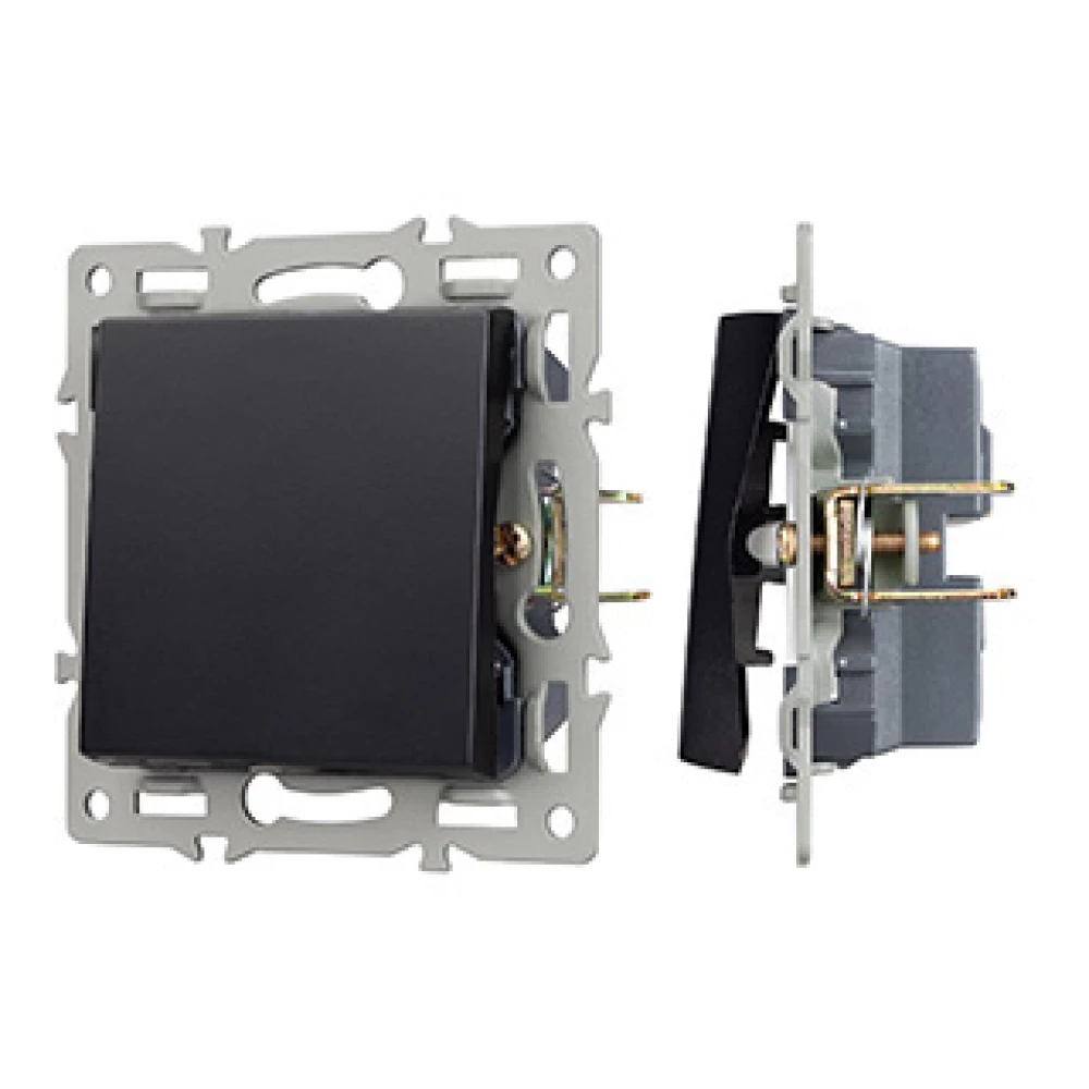 Механизм выключателя одноклавишный проходной SWT-MKP1-PL-BK (250V, 16A) (Arlight, -) 043715 - Viokon.com