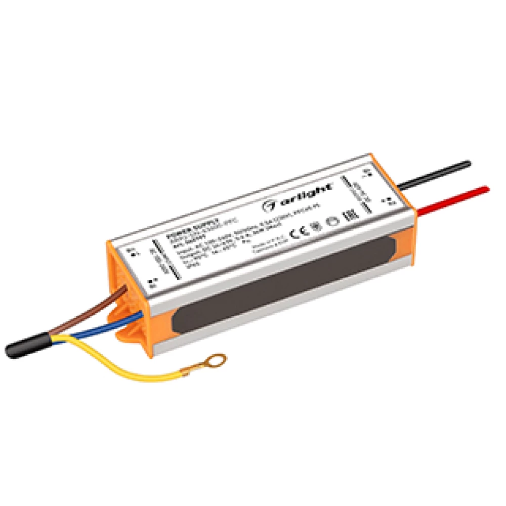 Блок питания ARPJ-SN-63600-PFC (36W, 34-63V, 600mA) (Arlight, IP65 Металл, 3 года) 040797 - Viokon.com