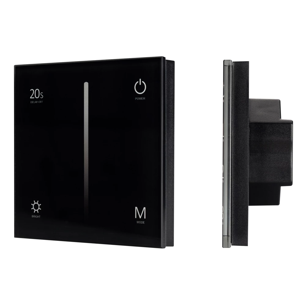 Панель SMART-P35-DIM-IN Black (230V, 0-10V, Sens, 2.4G) (Arlight, IP20 Пластик, 5 лет) 028113 - Viokon.com
