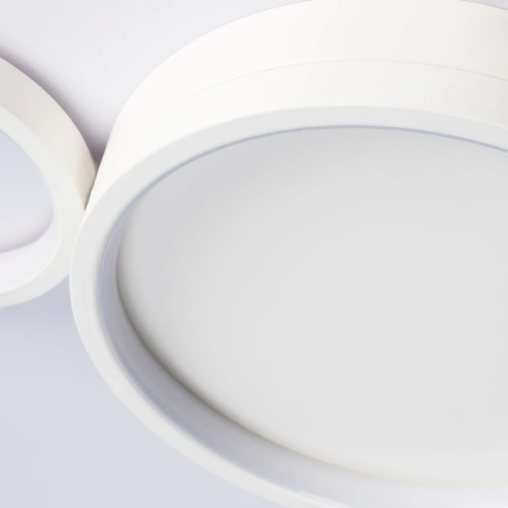 Настенно-потолочный светодиодный светильник с пультом FL4812/3 WH белый 3000K-6400K 45W 620*290*55 (ПДУ ИК) - Viokon.com