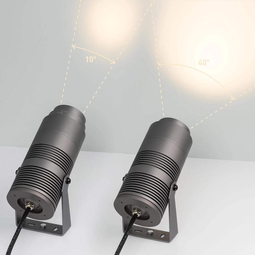 Светильник ALT-RAY-ZOOM-R75-18W Warm3000 (DG, 10-40 deg, 230V) (Arlight, IP67 Металл, 3 года) 032562(1) - Viokon.com