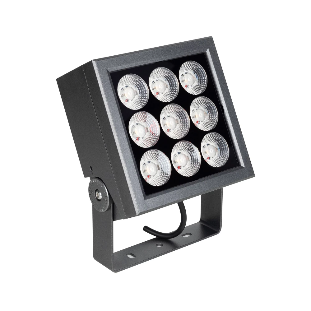 Светильник ALT-BLOCK-S185x185-36W Warm3000 (GR, 36 deg, 230V) (Arlight, IP66 Металл, 3 года) 052370 - Viokon.com