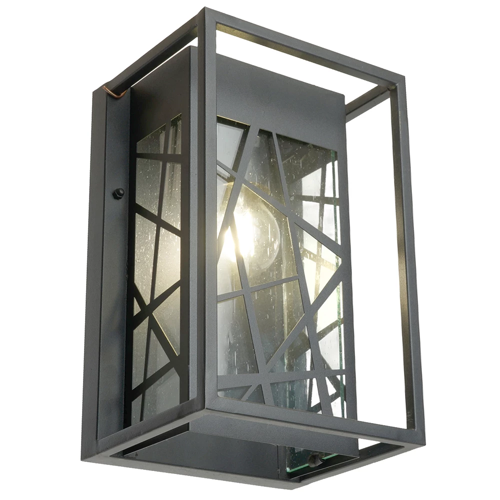 Светильник садово-парковый Feron PL641 на стену 60W 230V E27, черный (11647) - Viokon.com