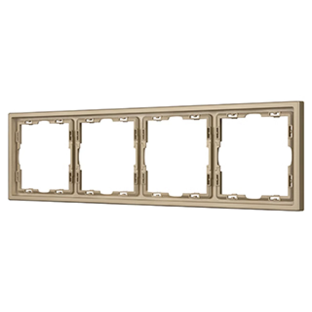 Рамка пластиковая FRM-NOBE-SFPL-4-GD (Arlight, -) 054225 - Viokon.com
