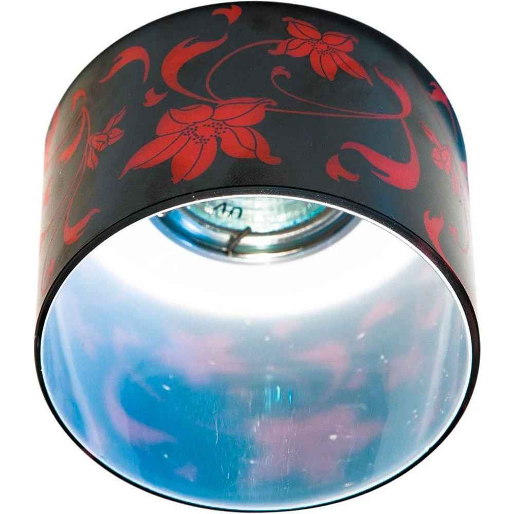 Светильник встраиваемый Feron CD2037 потолочный MR16 G5.3 черно-красный (18384) - Viokon.com
