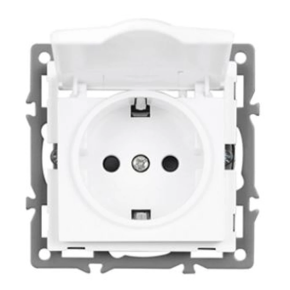 Механизм розетки влагозащищённый SCT-MCP-PL-WH (250V, 16A) (Arlight, -) 043745 - Viokon.com