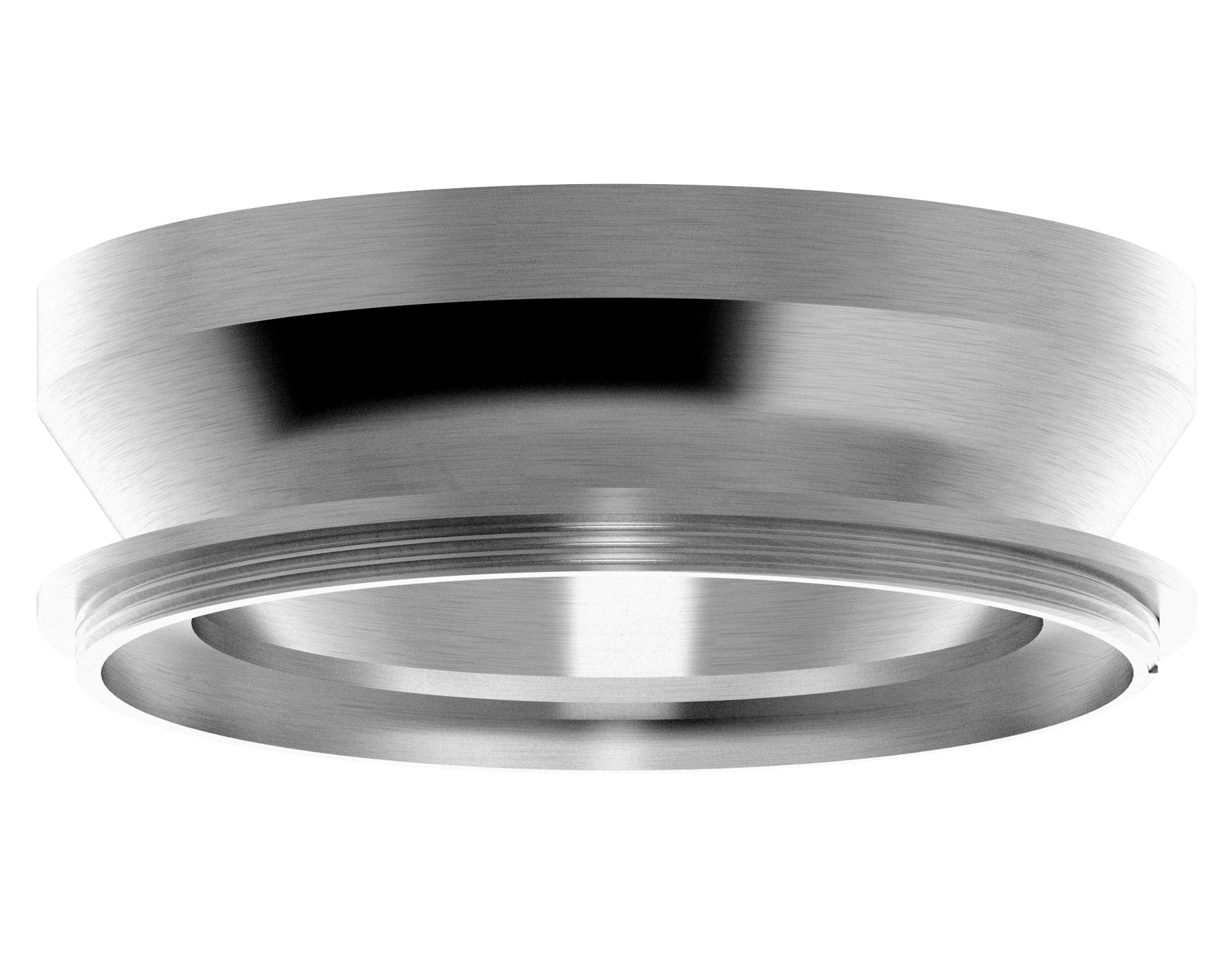 Насадка задняя накладная для корпуса светильника с диаметром отверстия D85mm N8904 PSL серебро полированное D85*H30mm Out25mm GX53 - Viokon.com