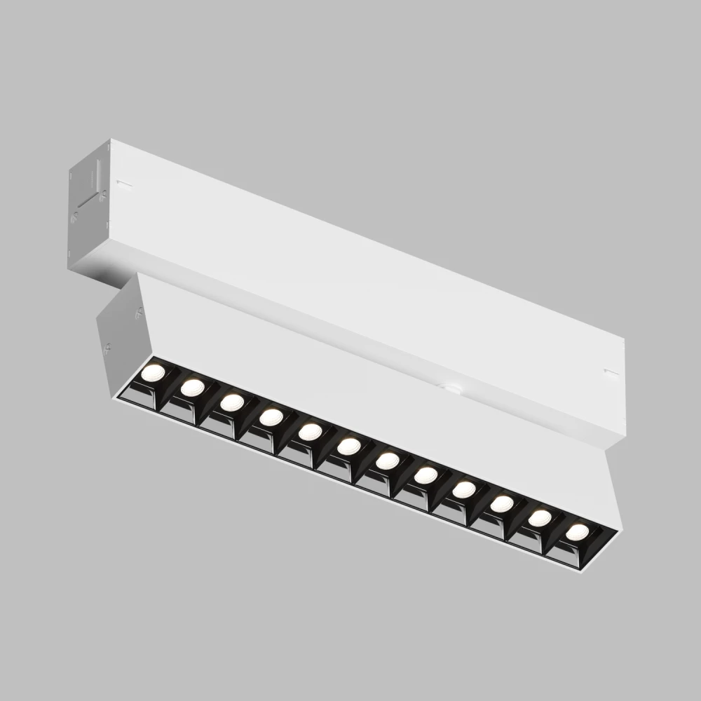 DK8006-WB Акцентный светильник SMART LENS 9W DIM 3000K-6000K белый с черным - Viokon.com
