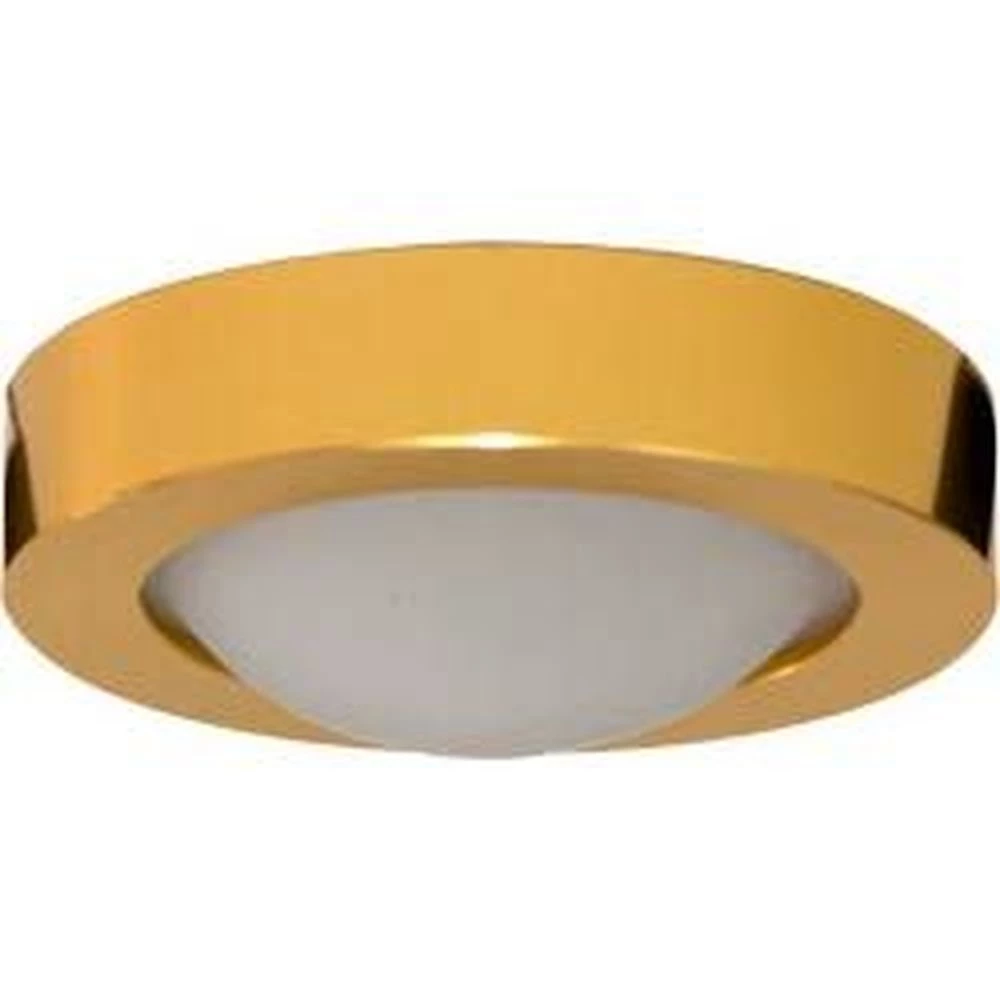 Светильник потолочный, MR16 G5.3 с матовым стеклом, золото, DL204 (18615) - Viokon.com