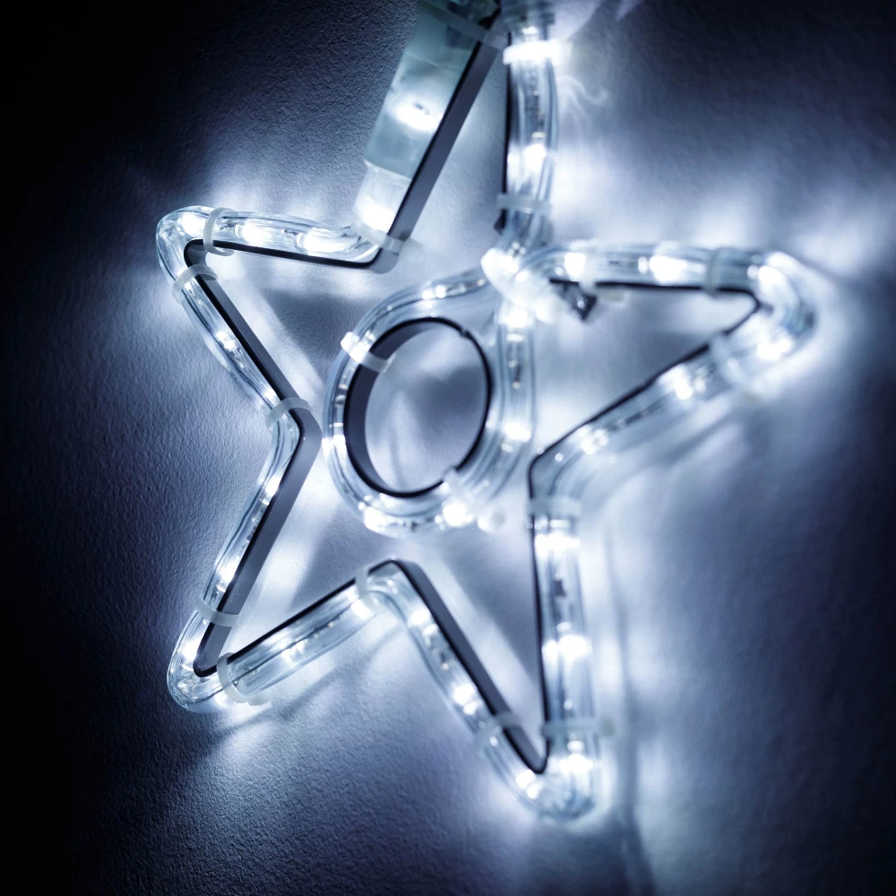 Фигура светодиодная ARD-STAR-M4-200x220-36LED White (230V, 2.5W) (Ardecoled, IP65) 034263 - Viokon.com