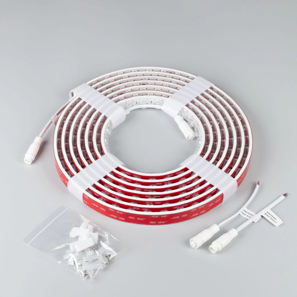 Лента герметичная FLT-PS-A42-23mm 24V White6000 (21 W/m, IP67, 15deg, 5m) (Arlight, -) 049304 - Viokon.com