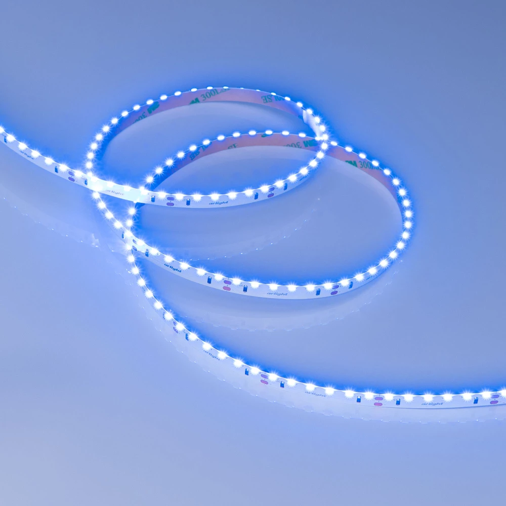 Лента RS-S120-8mm 24V Blue (9.6 W/m, IP20, 3014, 5m) (Arlight, боковое свечение) 037153 - Viokon.com